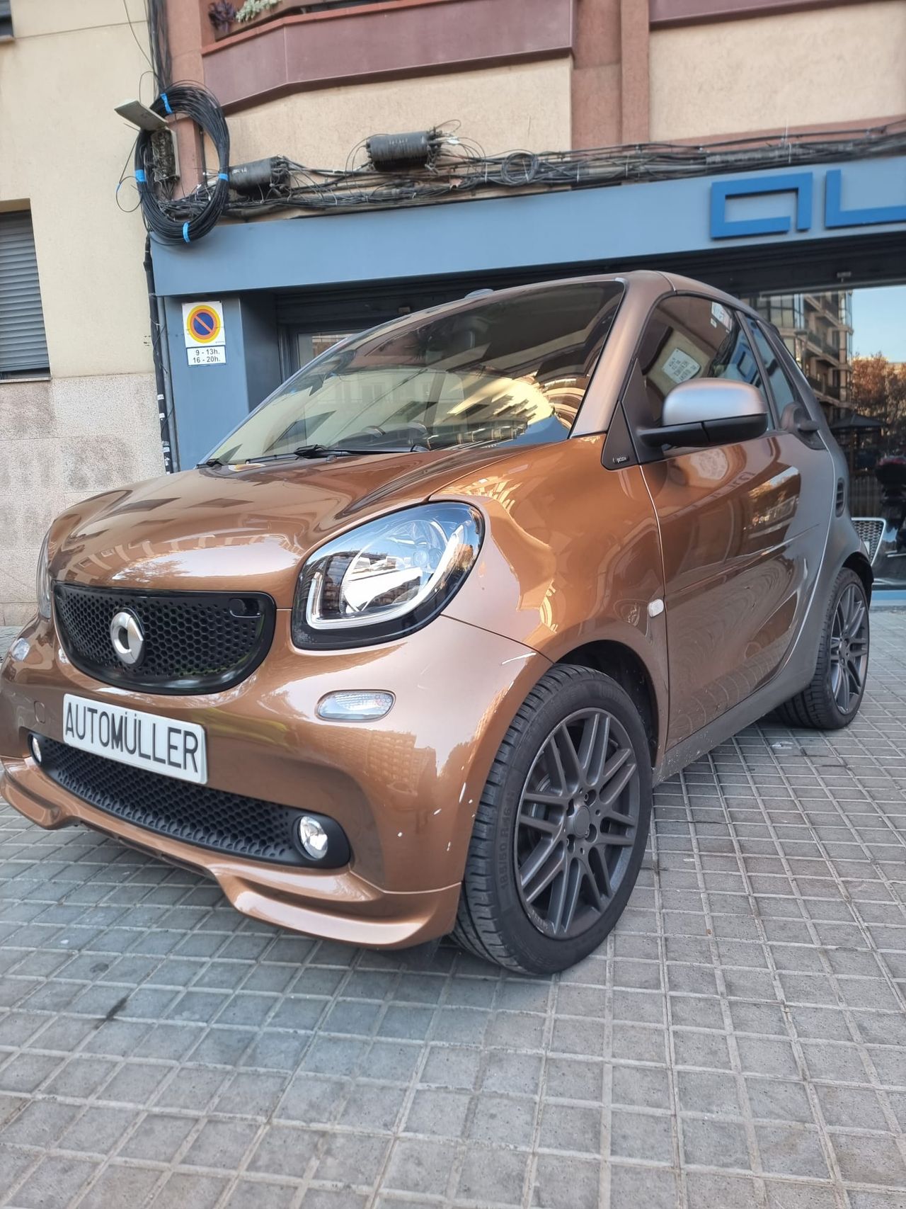 Clase consumo 45 l100km  de segunda mano - smart fortwo cabrio 2016 /