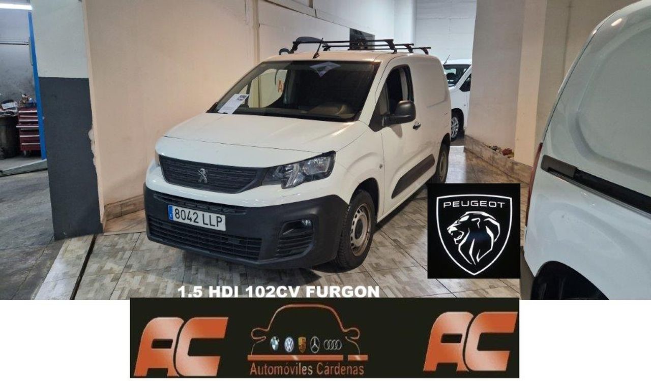 Peugeot Partner 1.5 HDI 102CV FURGON AIRE-CONTROL DE VELOCIDAD-LUNES AUTOMATICAS - Foto 4