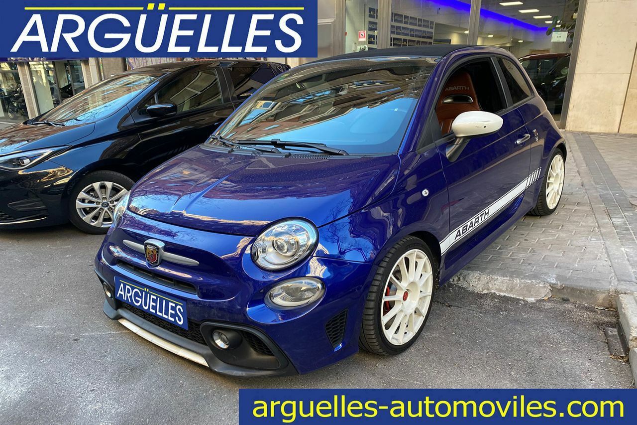 Sillon cuero marron  de segunda mano - abarth 595 2017 /