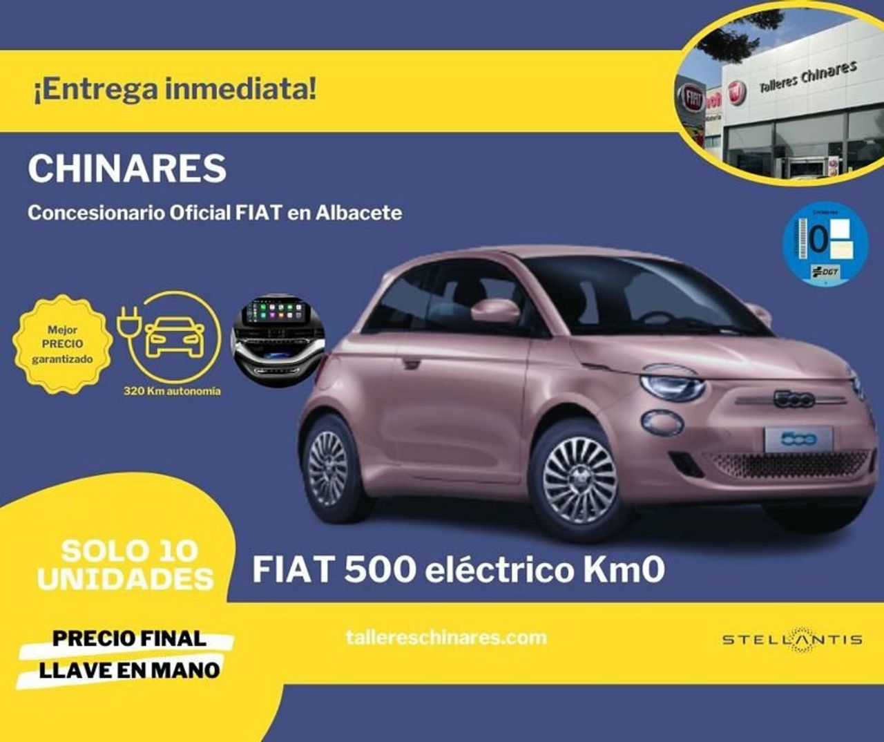 Neumaticos 25  de segunda mano - fiat 500 2023 /
