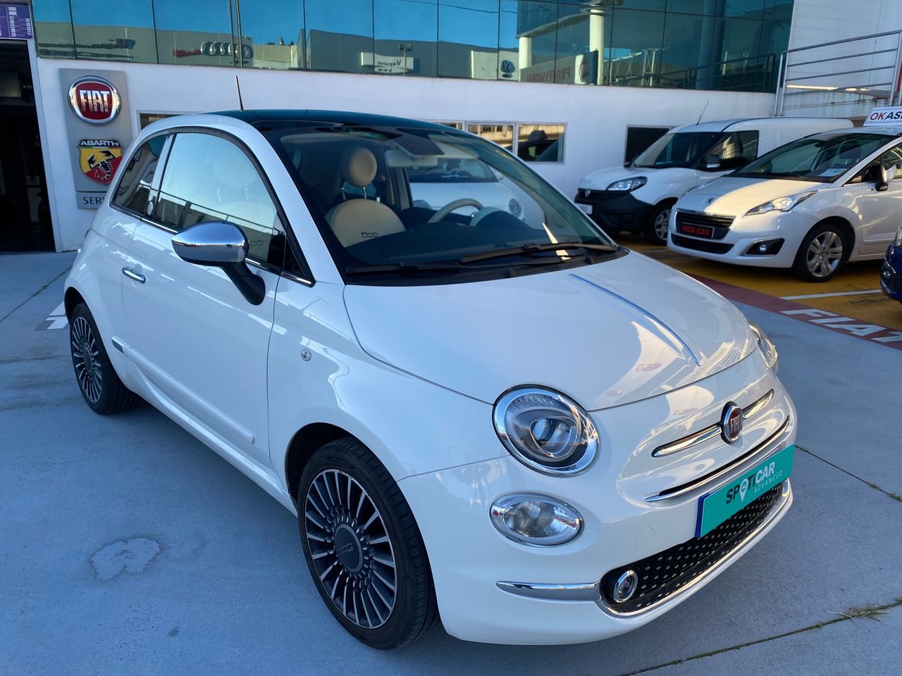 Fiat 500 con volante multifuncional  de segunda mano - fiat 500 2018 /