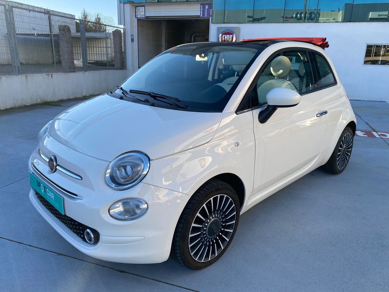 Fiat 500c blanco  de segunda mano - fiat 500c 2018 /