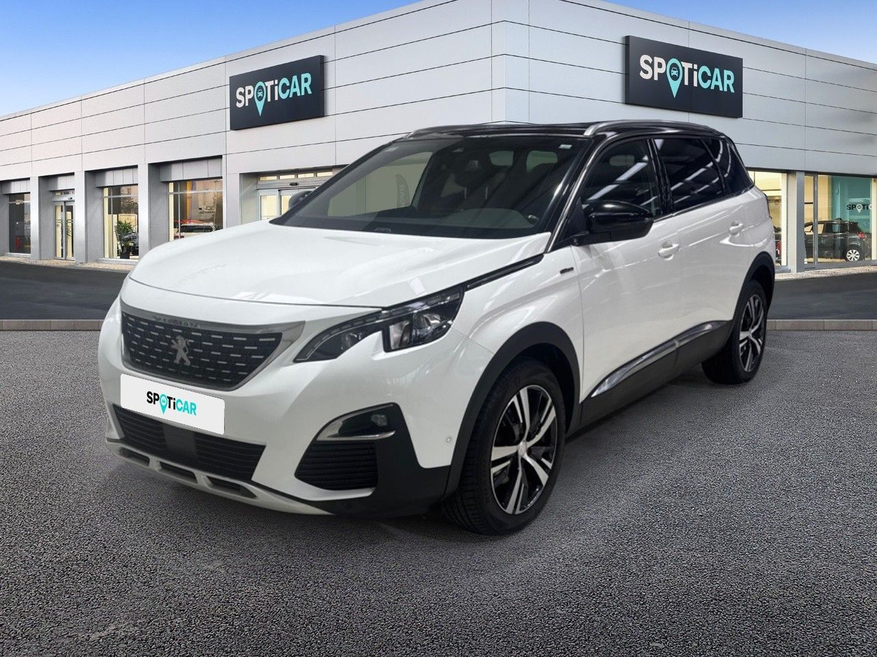 Peugeot 5008 blanco con 7 plazas  de segunda mano - peugeot 5008 2018 /