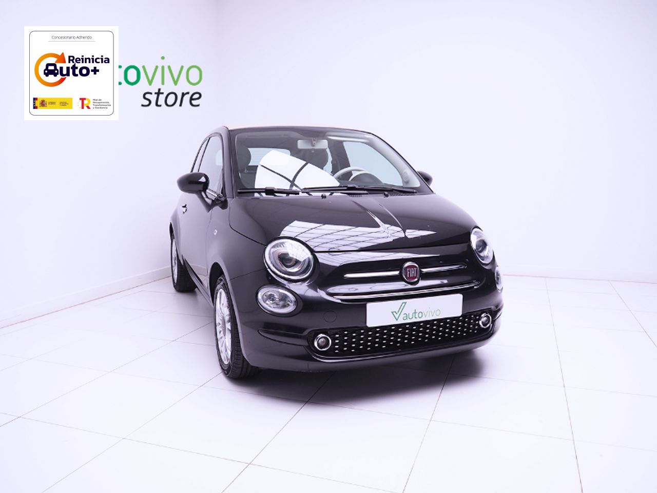 Fiat punto negro 5 puertas  de segunda mano - fiat 500 2019 /