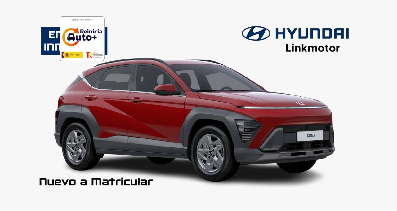 Hyundai i20 color rojo  de segunda mano - hyundai kona 2025 /