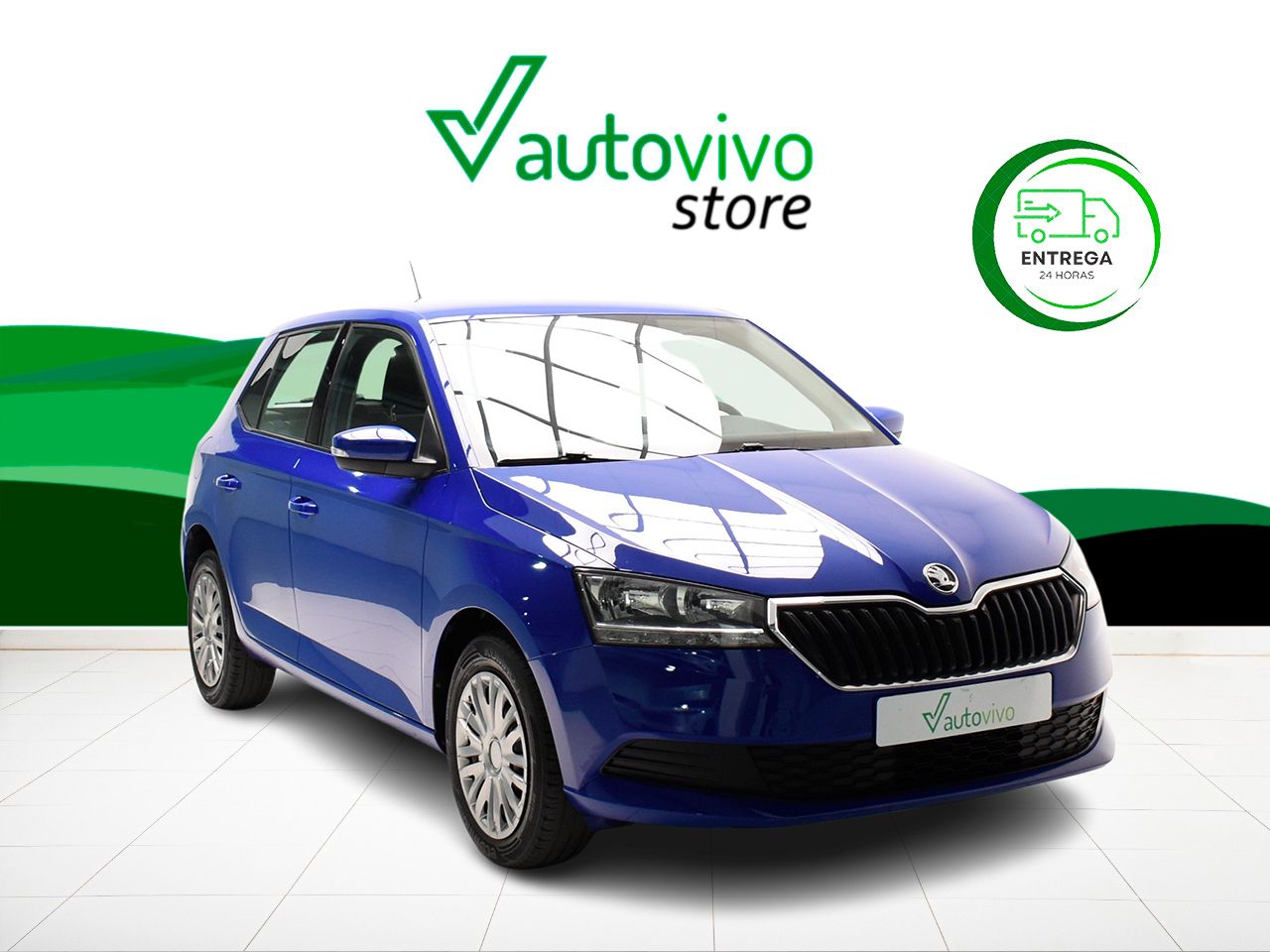 Skoda fabia faros led  de segunda mano - skoda fabia 2019 /