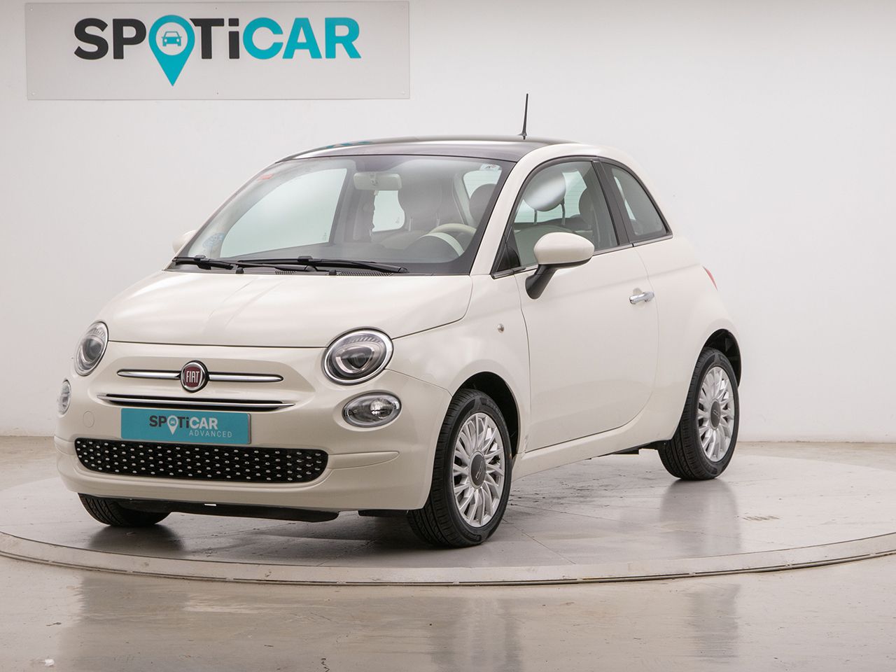 Camisa de cuadros con bolsillo  de segunda mano - fiat 500 2019 /