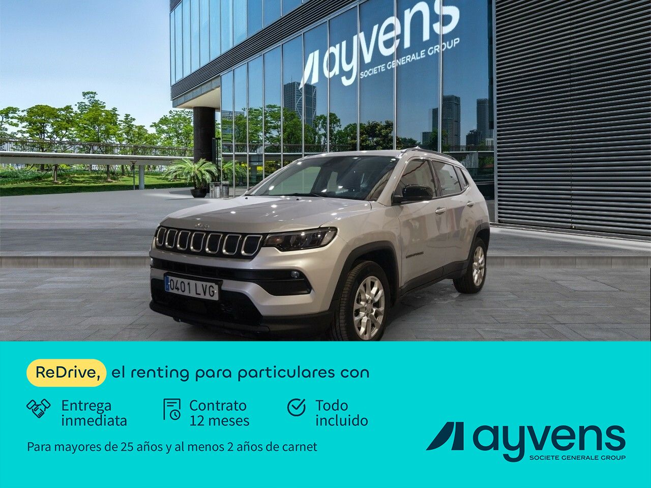 28545r21 neumaticos seminuevos  de segunda mano - jeep compass 2021 /
