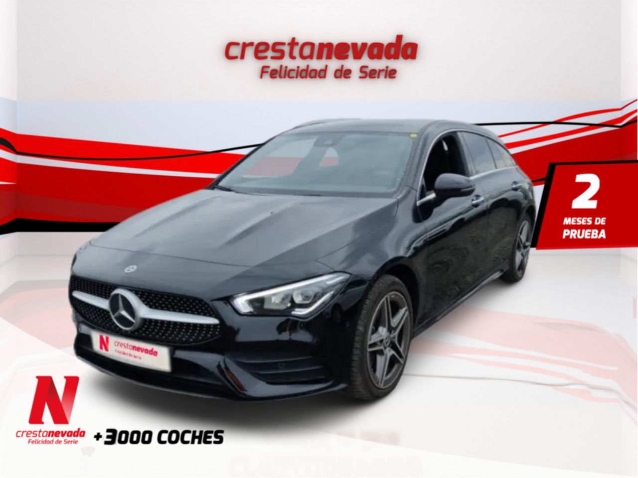 Coche hibrido con sensores de aparcamiento  de segunda mano - mercedes cla 2022 /