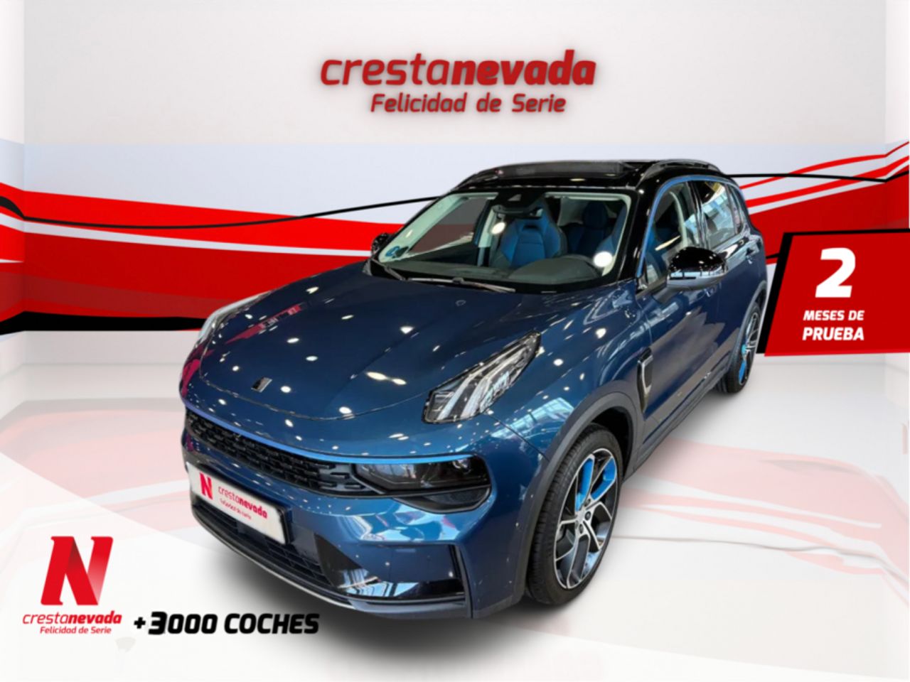 Coche hibrido enchufable 203cv  de segunda mano - lynk & co 01 2022 /