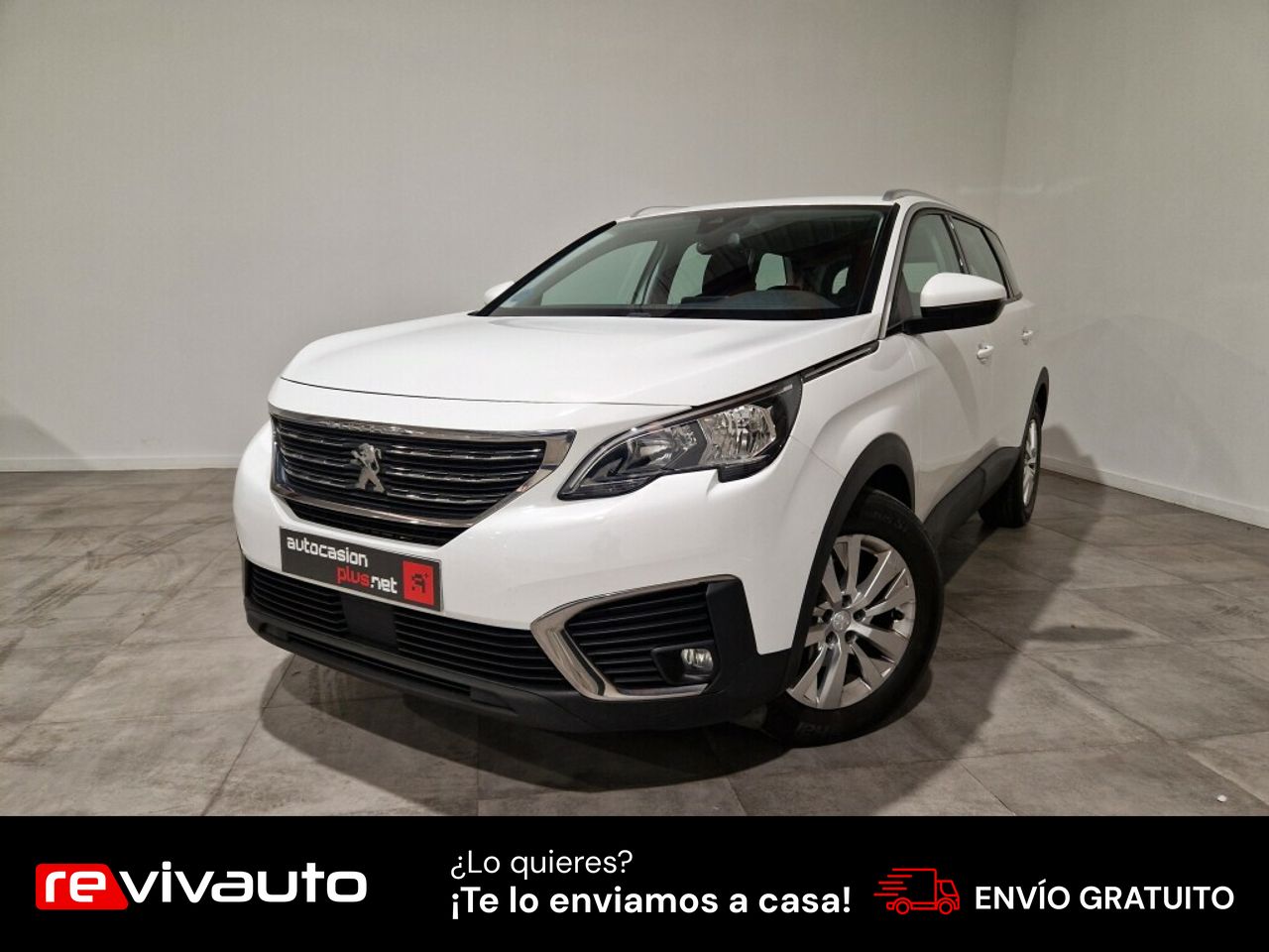 Peugeot 5008 blanco con 5 puertas  de segunda mano - peugeot 5008 2019 /