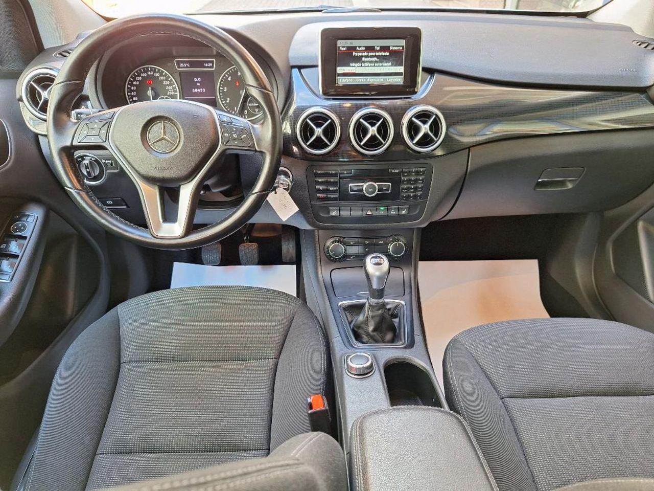 Mercedes Clase B 180 Etiq. Amb. VERDE C EURO 6 sólo 68.000 Km. - Foto 3