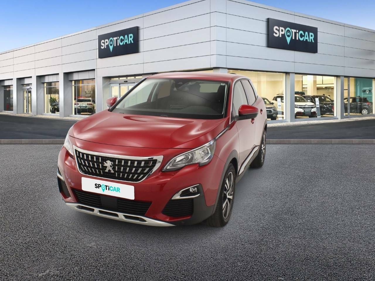 Peugeot 3008 2019 de color rojo  de segunda mano - peugeot 3008 2019 /