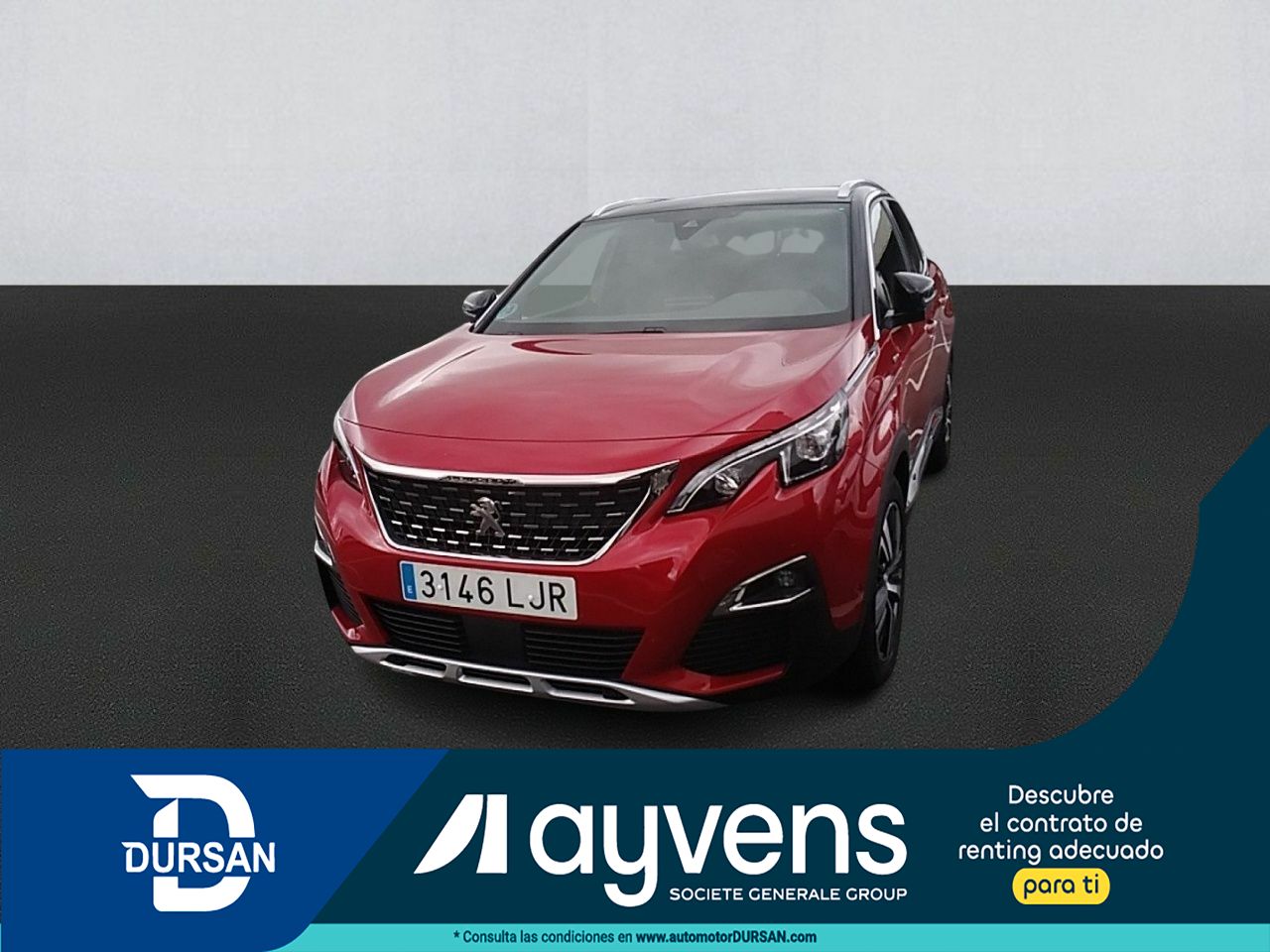 Peugeot 3008 2019 de color rojo  de segunda mano - peugeot 3008 2019 /