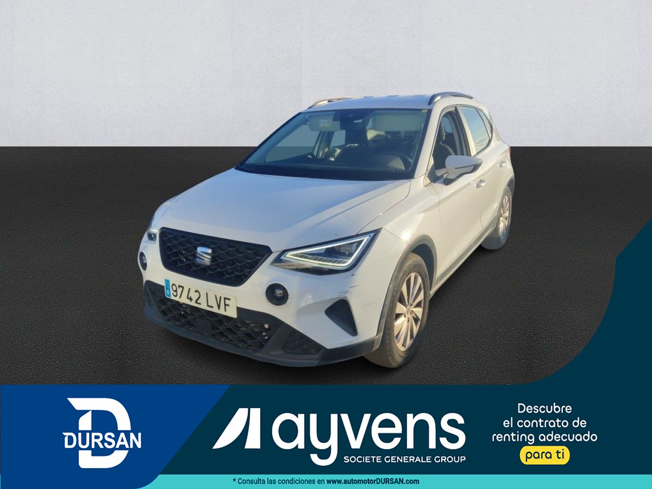 Seat ateca blanco 5 puertas  de segunda mano - seat arona 2021 /
