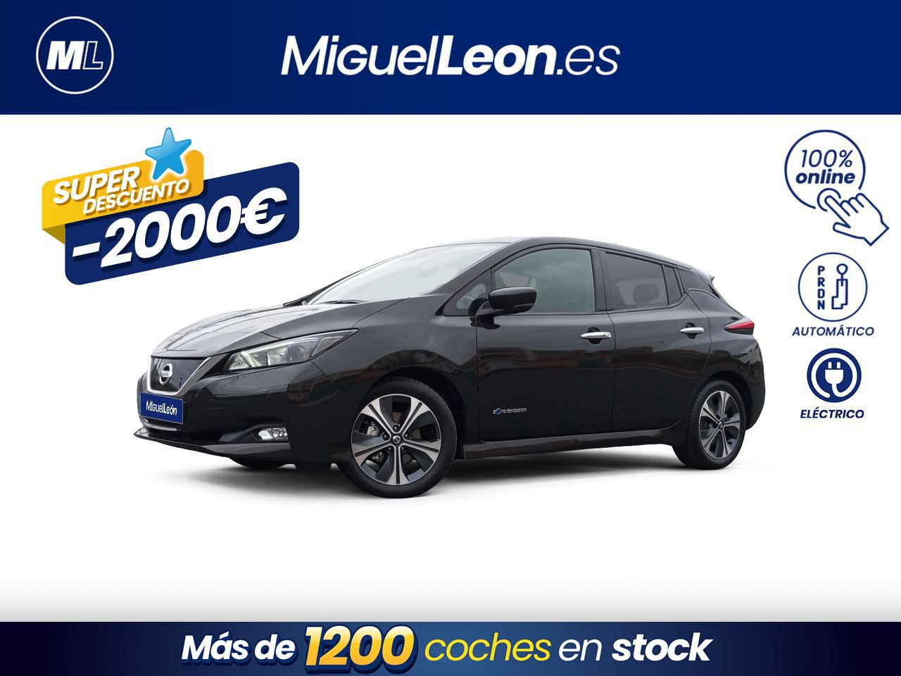 Gran nave parcela  de segunda mano - nissan leaf 2021 /