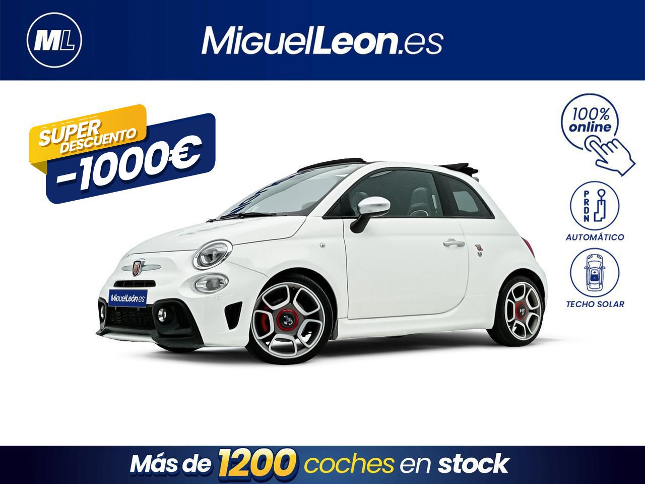 Gran nave parcela  de segunda mano - abarth 500 2021 /