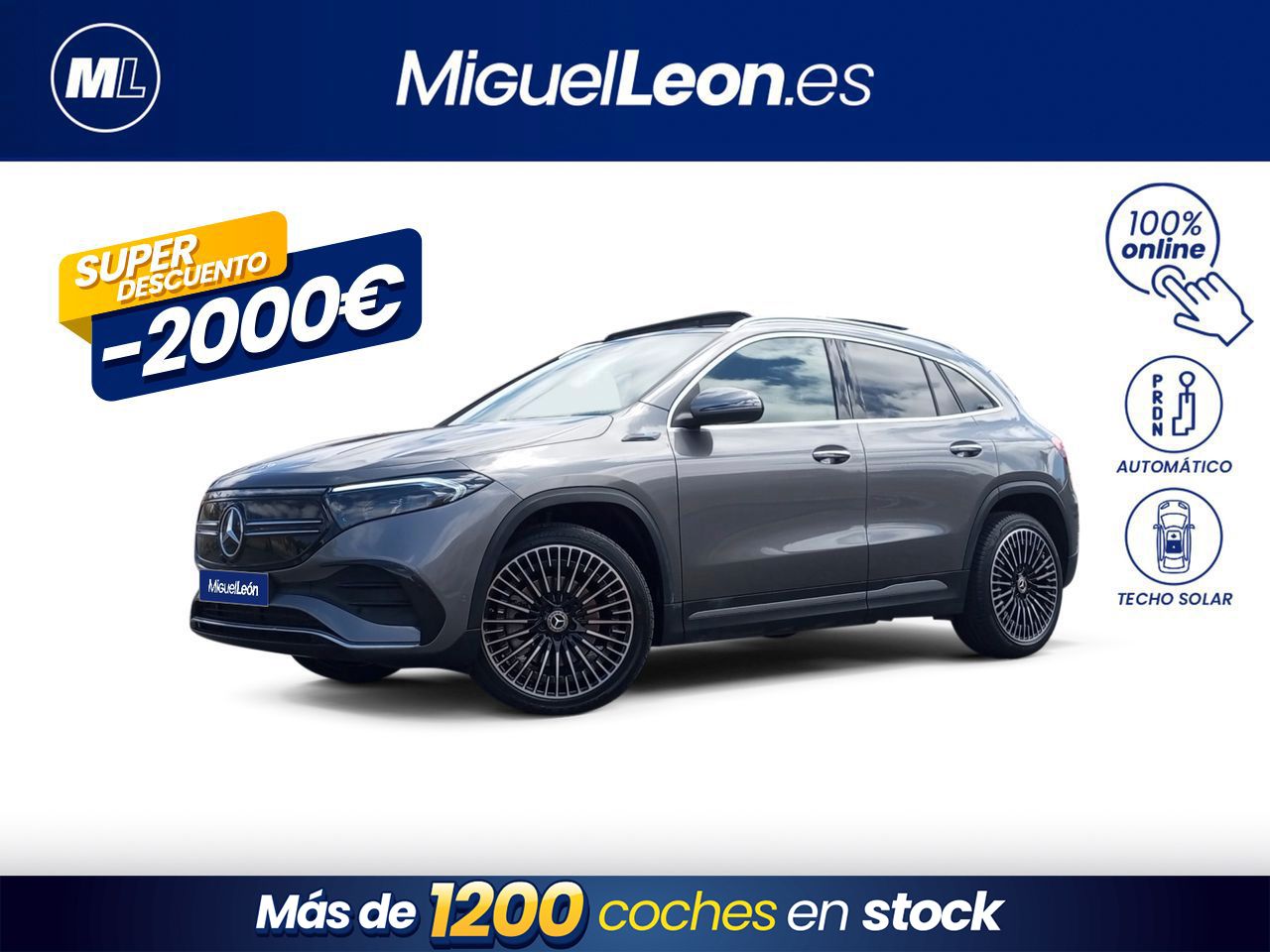 Mercedes sl 3000  de segunda mano - mercedes eqa 2021 /