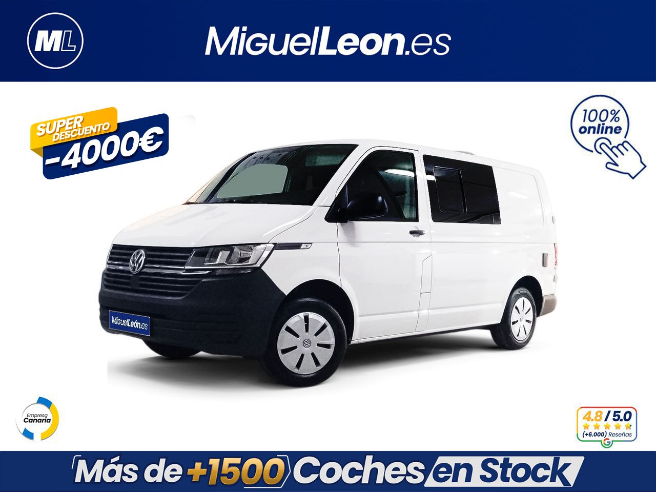Volkswagen Transporter T6 Furgoneta 2.0 TDI 110 Camper