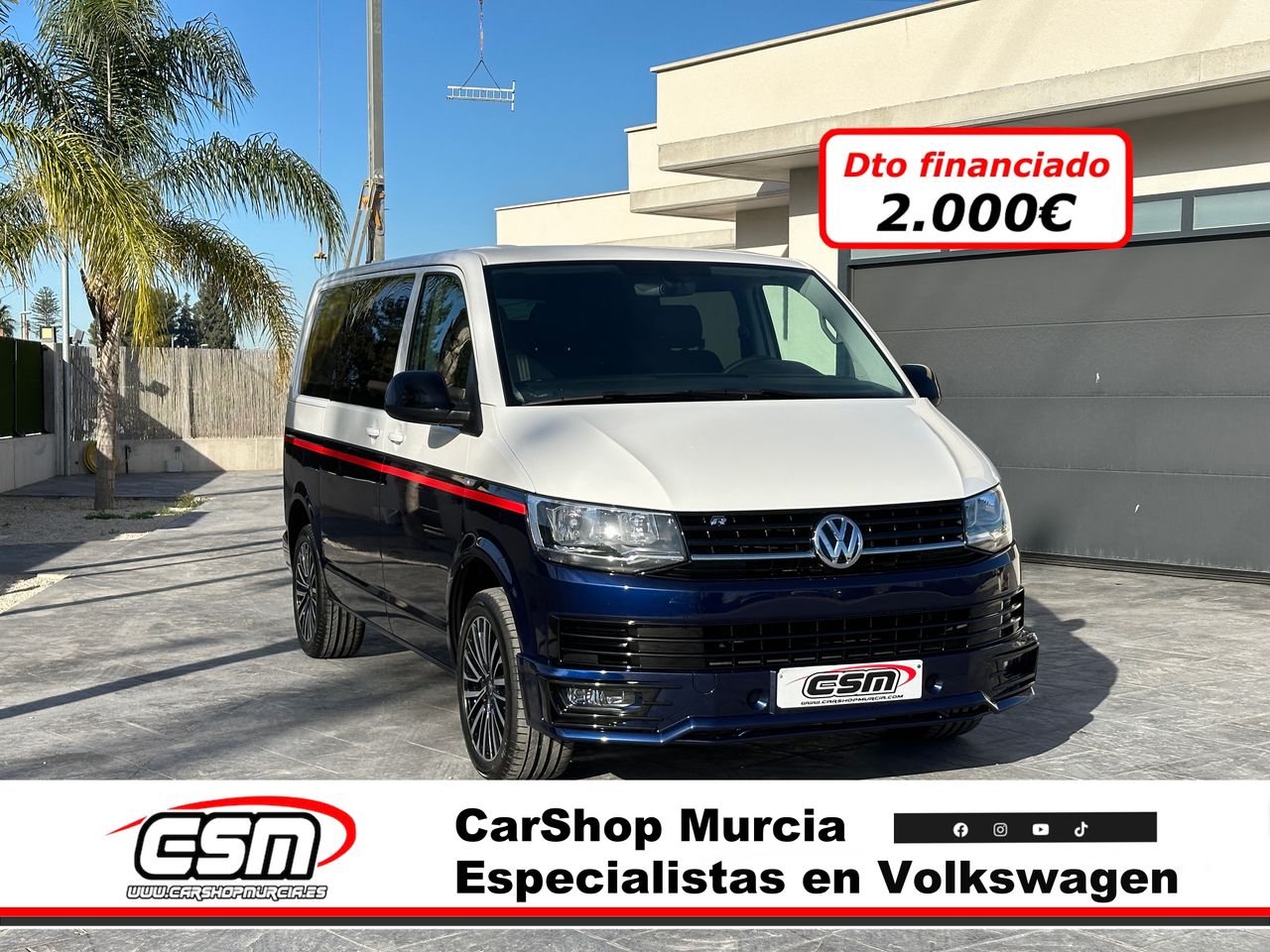 ▷ Volkswagen Transporter Furgón Largo TN 2.0 TDI 75kW (102CV) BMT 2018  119940 Deep Black efecto perla 1404 Segunda Mano Madrid 🥇