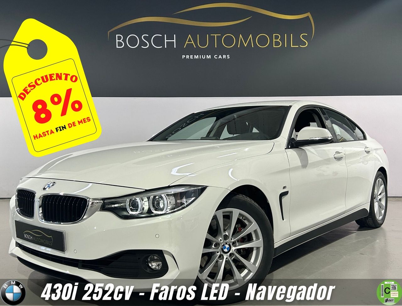 Motor gasolina 272cv  de segunda mano - bmw serie 4 gran coupé 2018 /