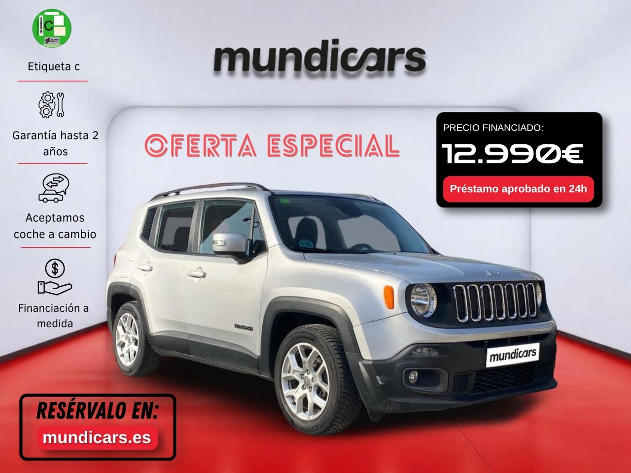 Jeep Renegade 1.6 Mjet Longitude 4x2 E6 - Foto 2