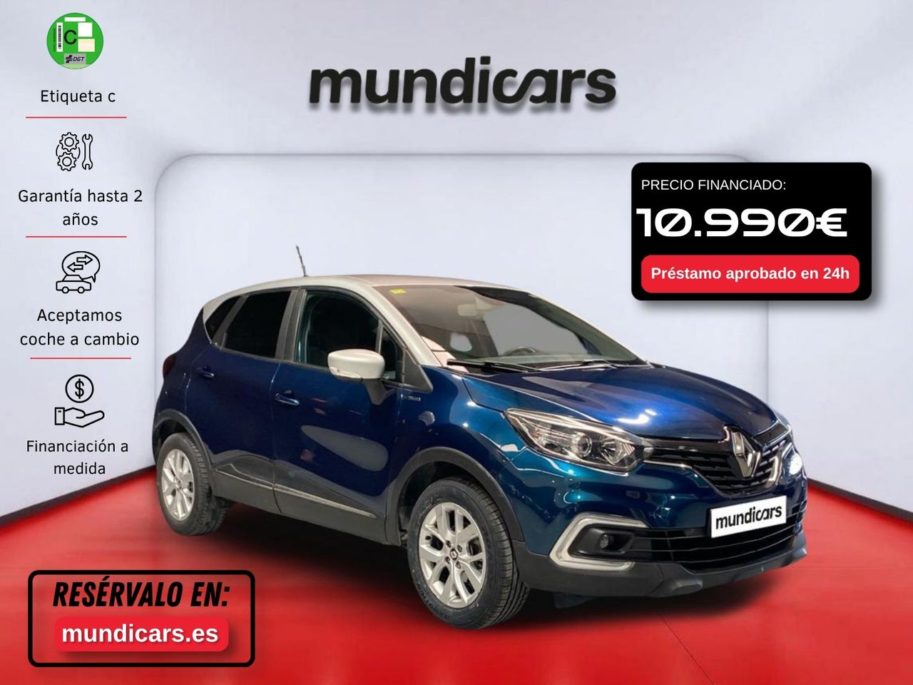 Renault Captur Limited Energy TCe 66kW (90CV) - Foto 2