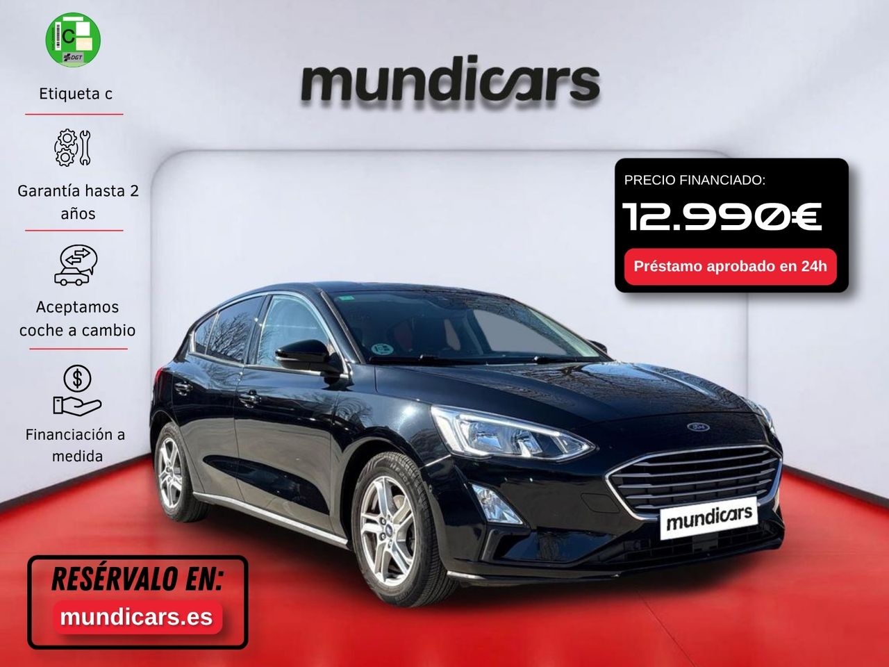 Ford Focus Berlina Trend+ 1.0 EcoBoost 92 kW (125 CV) Aut. 8 vel. - Foto 2