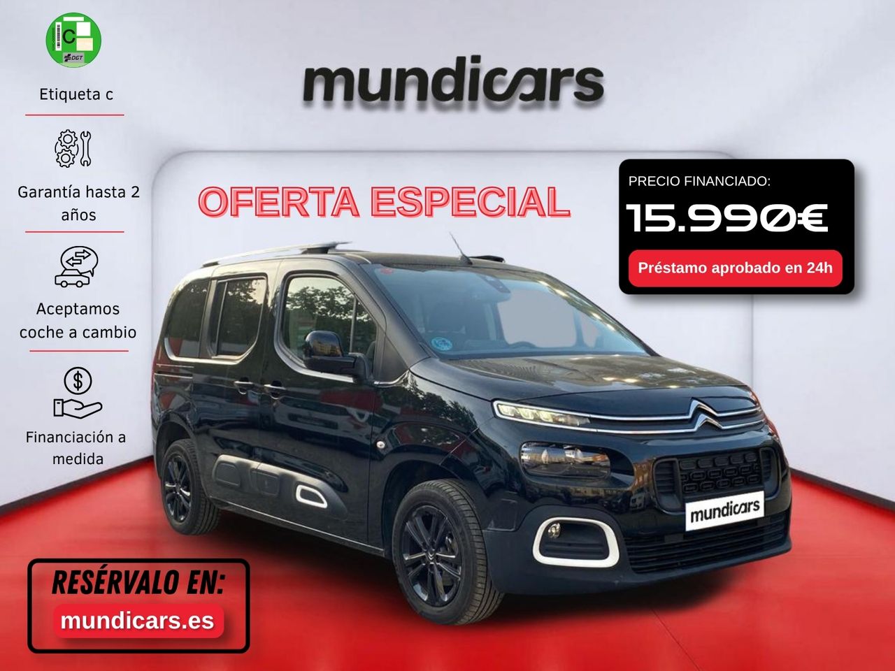 Citroën Berlingo 1.5 Blue-HDi Feel Pack M - Foto 2