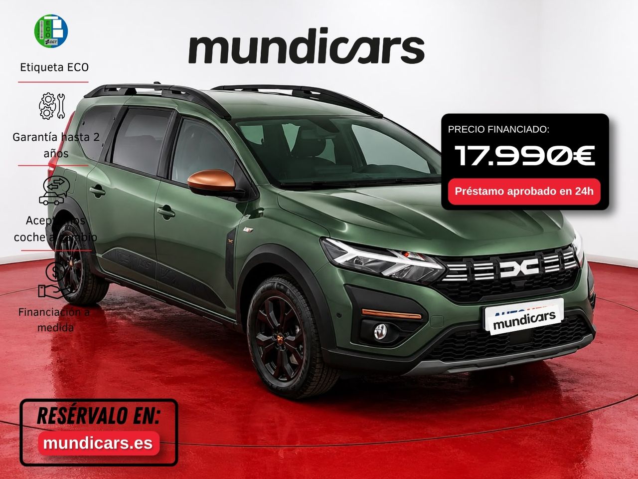 Dacia Jogger ECO-G 74 kW (100 CV) Extreme Go 7 plazas - Foto 2