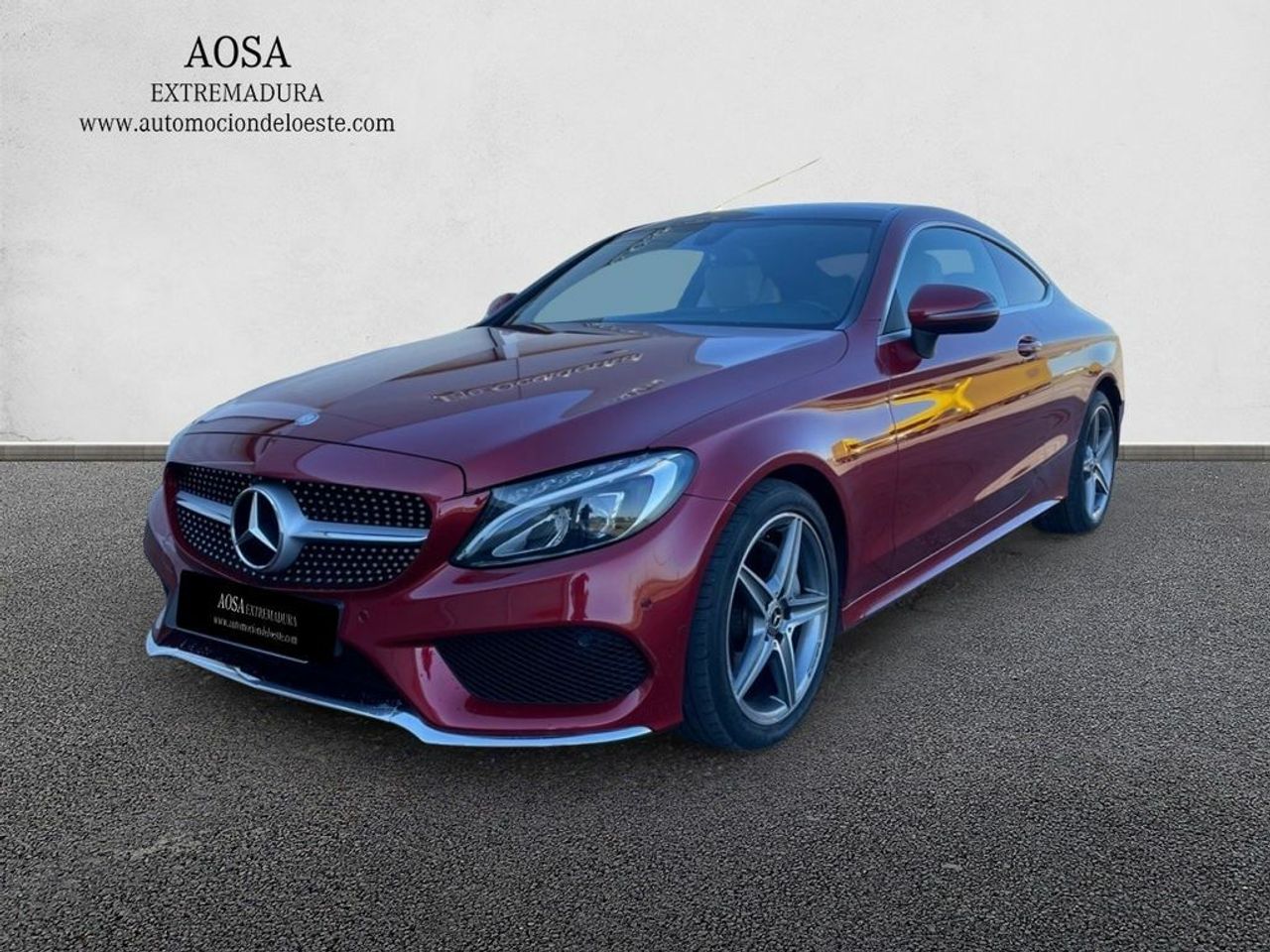 Mercedes clase c rojo automatico 2022  de segunda mano - mercedes clase c 2017 /