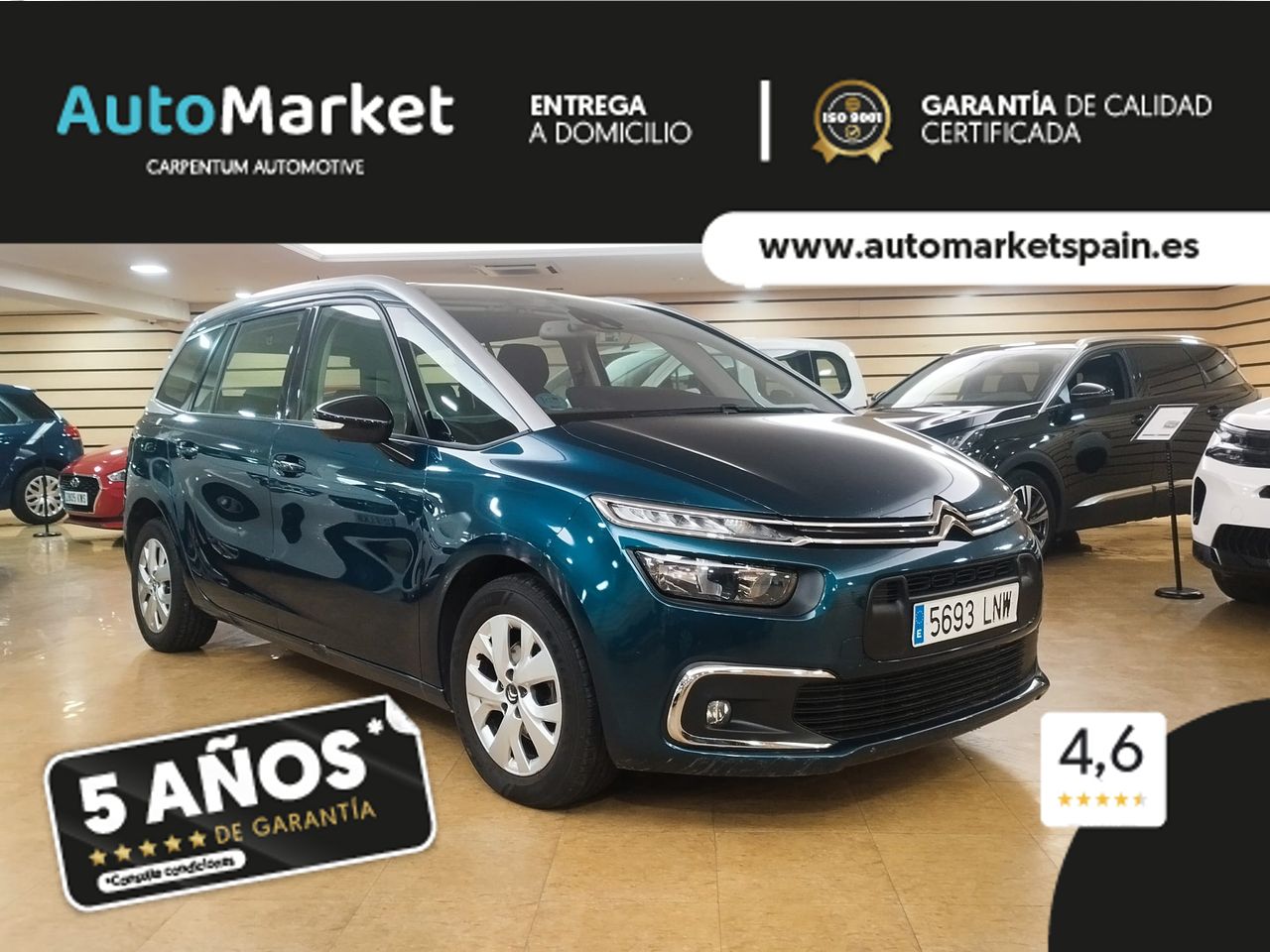Recogida de muebles usados  de segunda mano - citroën c4 spacetourer 2021 /