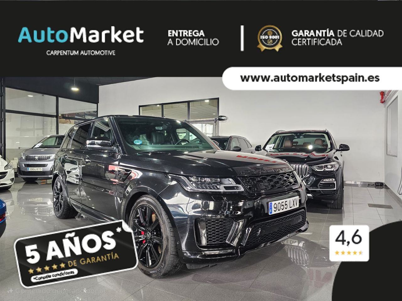 Range rover sport hibrido  de segunda mano - land-rover range rover sport 2018 /