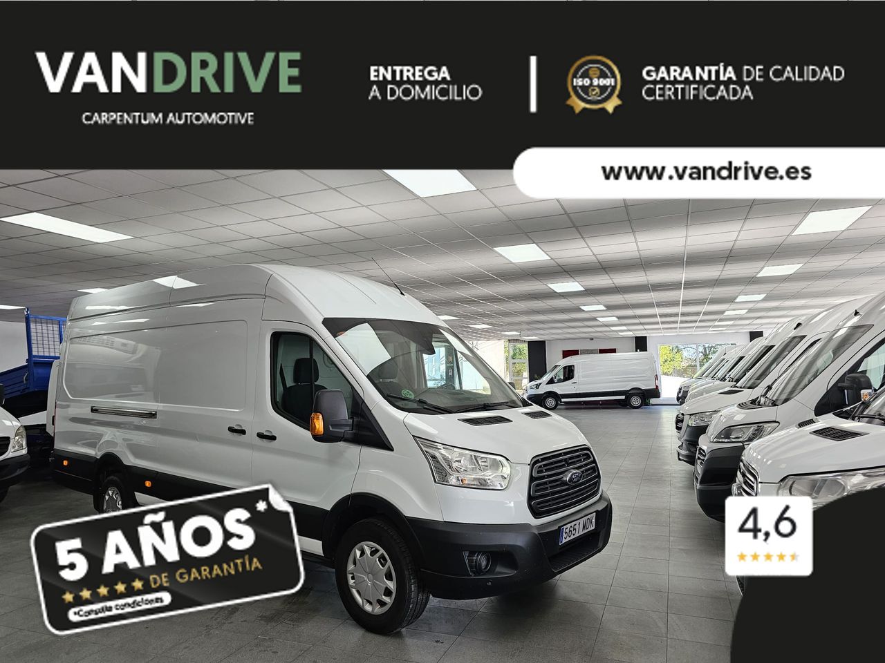 Fantastico  de segunda mano - ford transit 2018 /