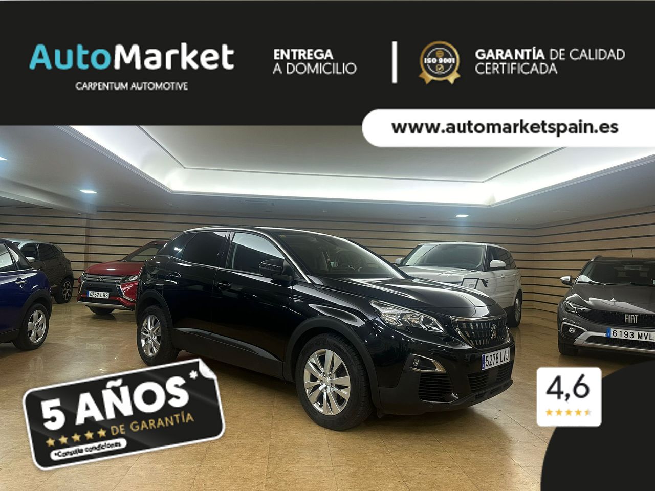 Peugeot 108 2016 negro  de segunda mano - peugeot 3008 2016 /