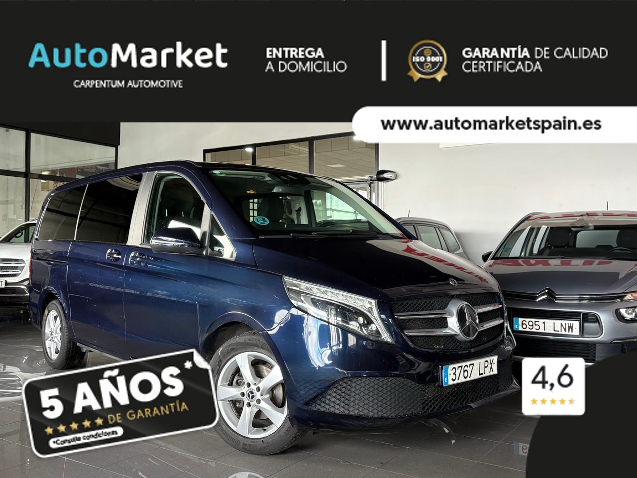 Transportin perro  de segunda mano - mercedes clase v 2021 /
