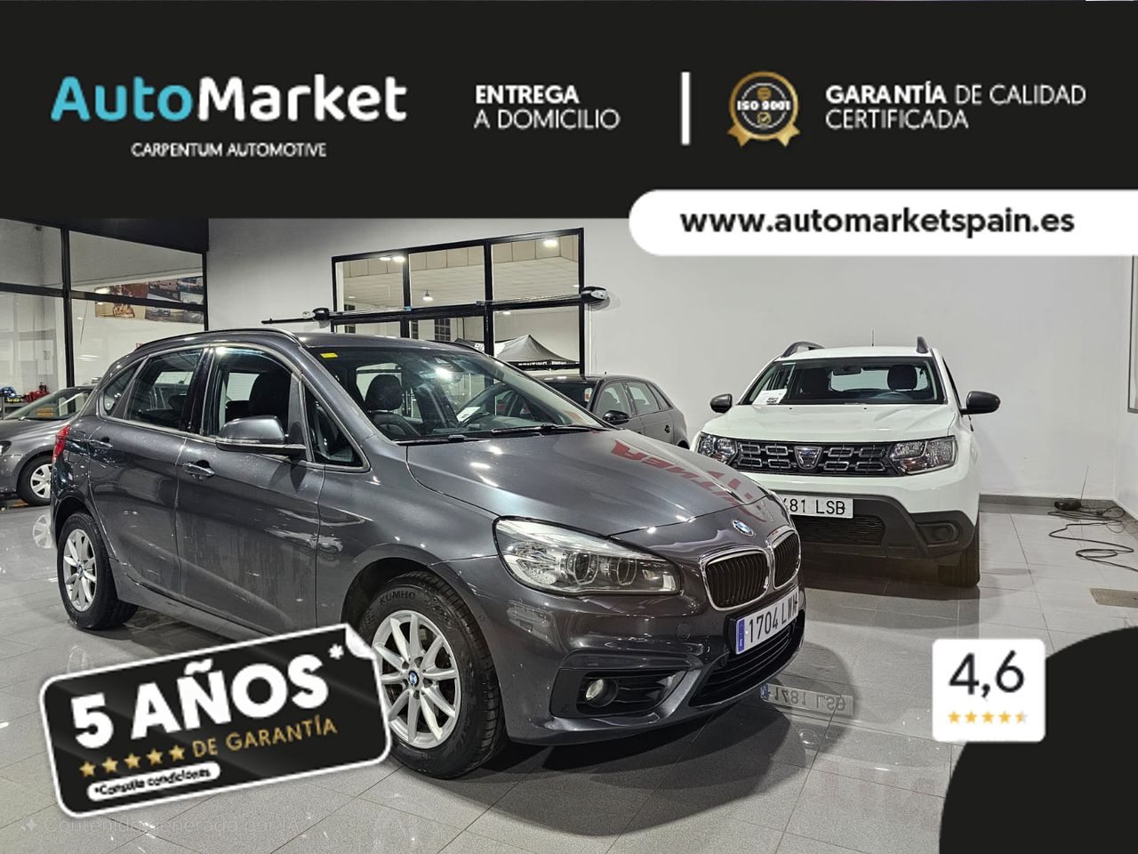 Recogida de somieres y canapes  de segunda mano - bmw serie 2 active tourer 2016 /