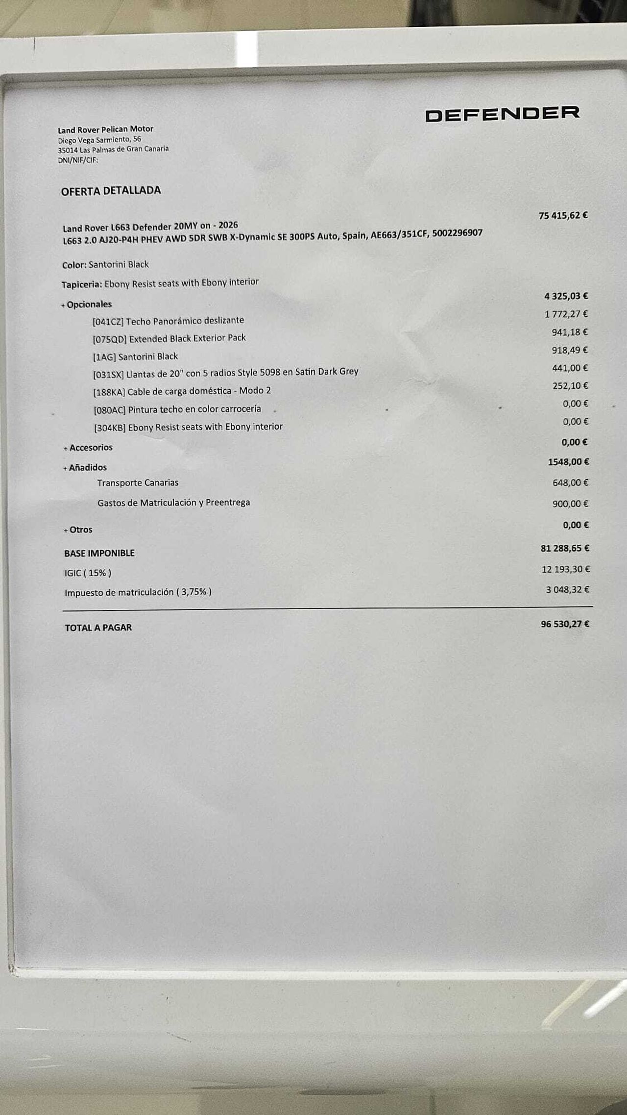 Land-Rover Defender PHEV X-Dynamic SE  - Foto 2
