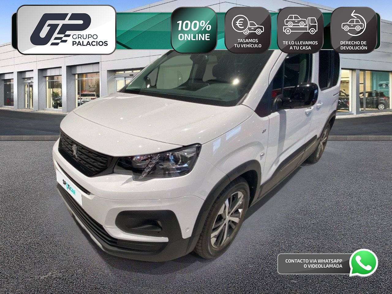 Peugeot 2008 5 plazas 2023  de segunda mano - peugeot rifter 2023 /