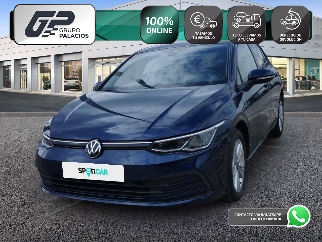Volkswagen golf azul 5 plazas  de segunda mano - volkswagen golf 2020 /