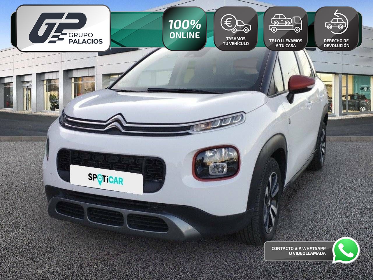 Citroen berlingo blanco 5 puertas  de segunda mano - citroën c3 aircross 2020 /