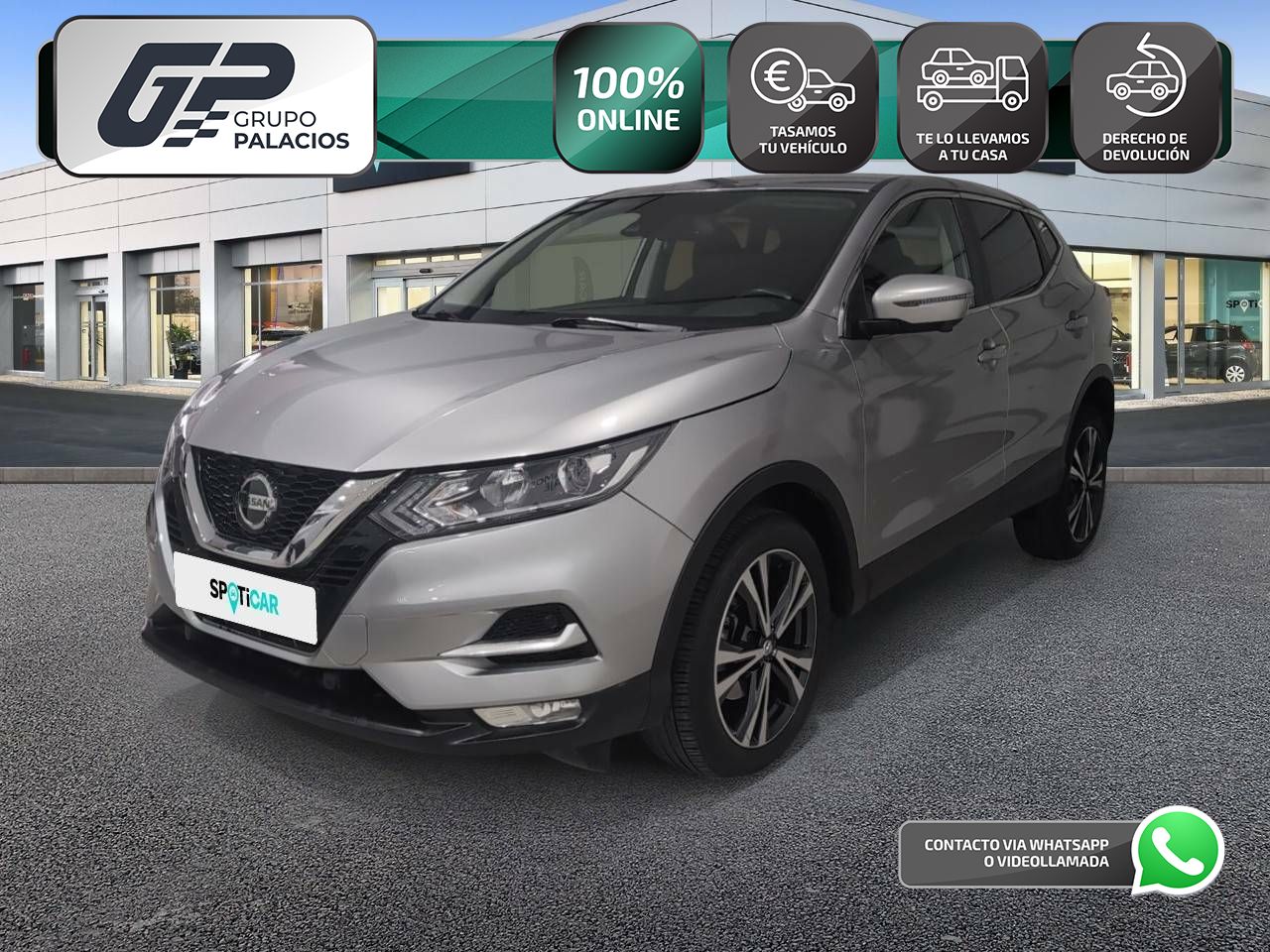 Nissan qashqai 5 plazas puertas  de segunda mano - nissan qashqai 2019 /