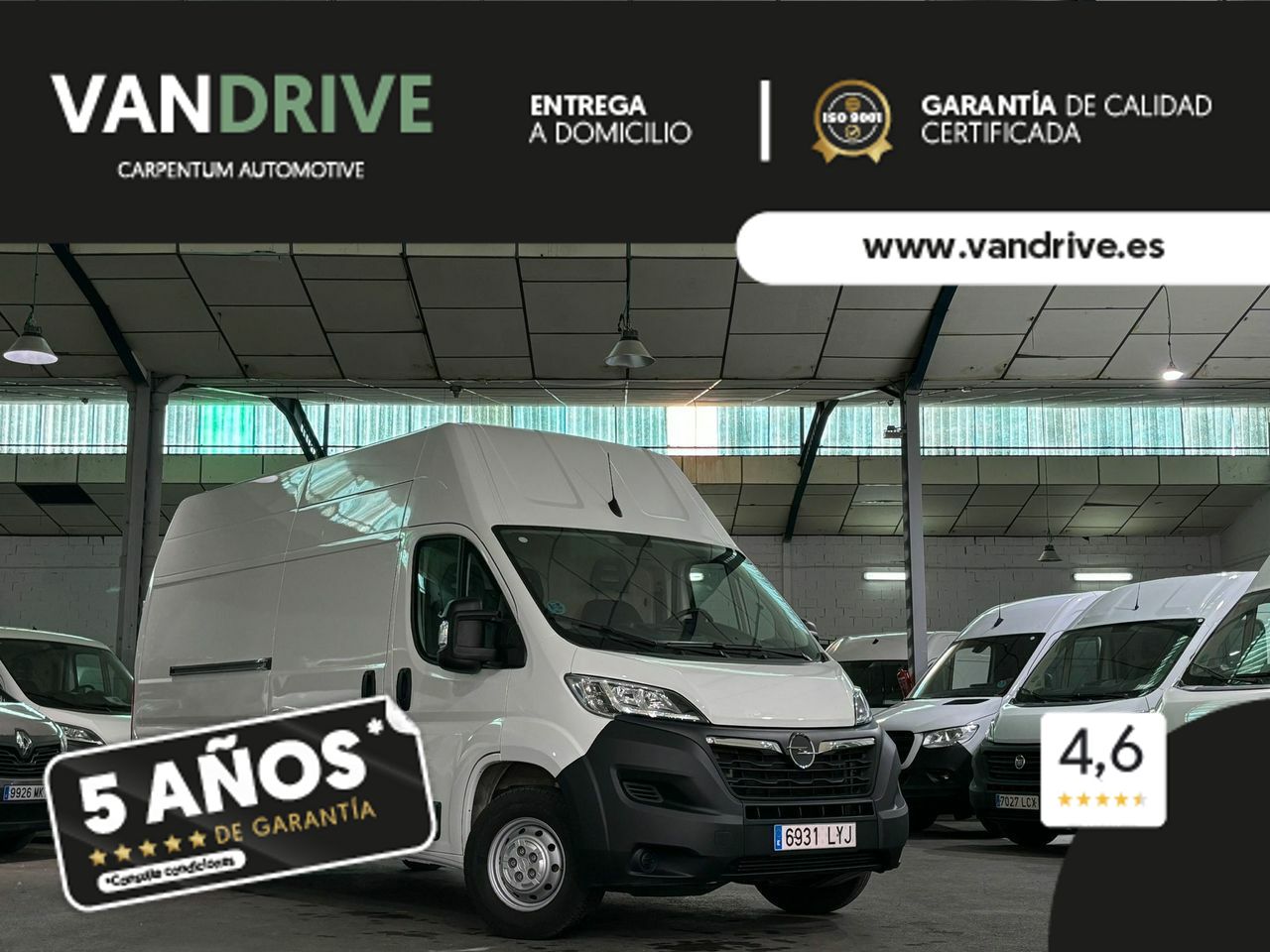 Ford transit caja 2022  de segunda mano - citroën jumper 2022 /