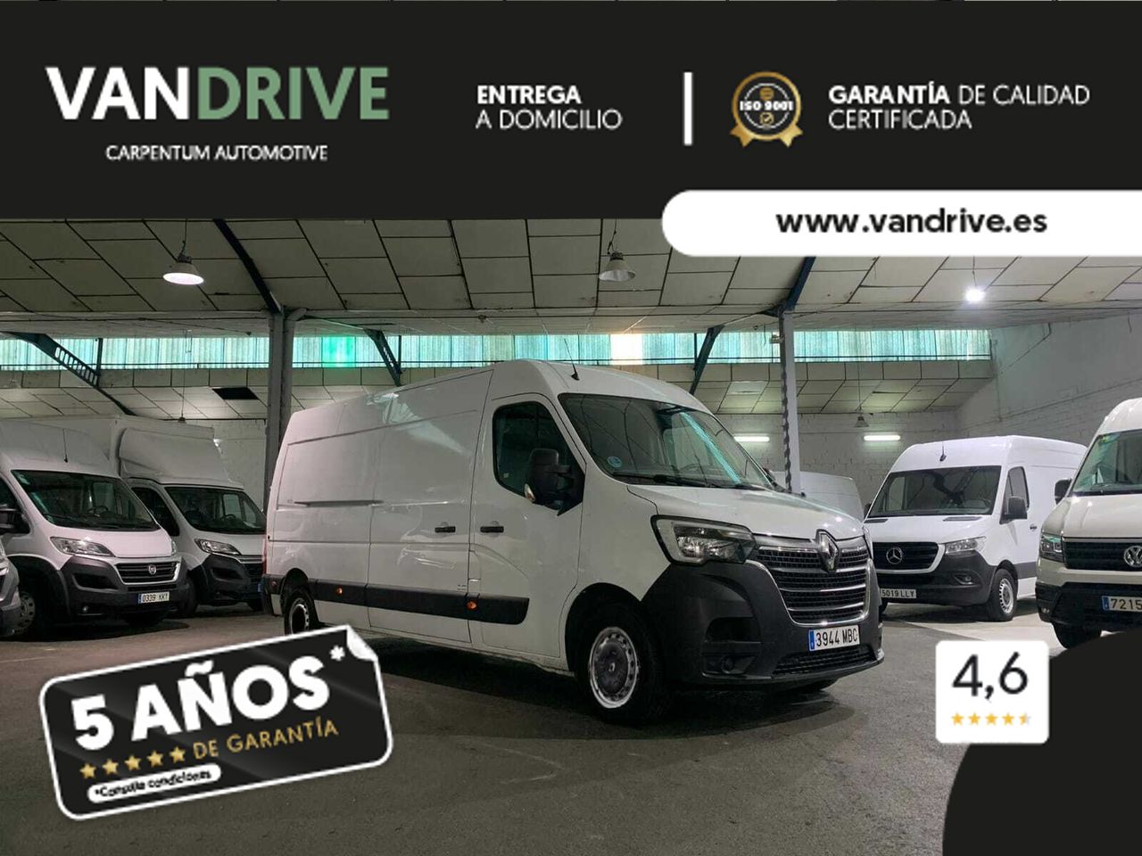 Ford transit caja 2022  de segunda mano - renault master furgon 2022 /