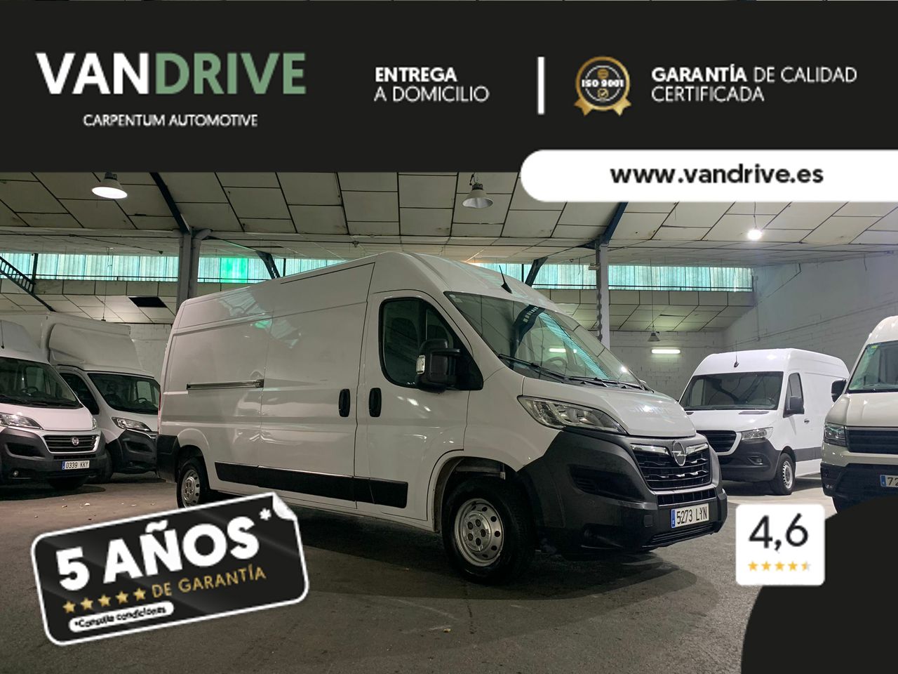 Ford transit caja 2022  de segunda mano - opel movano 2022 /