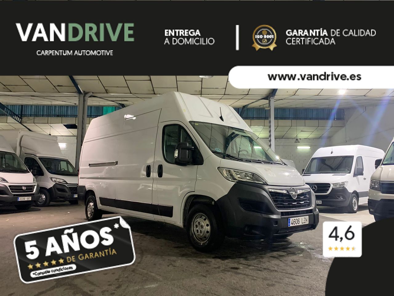 Ford transit caja 2022  de segunda mano - opel movano 2022 /