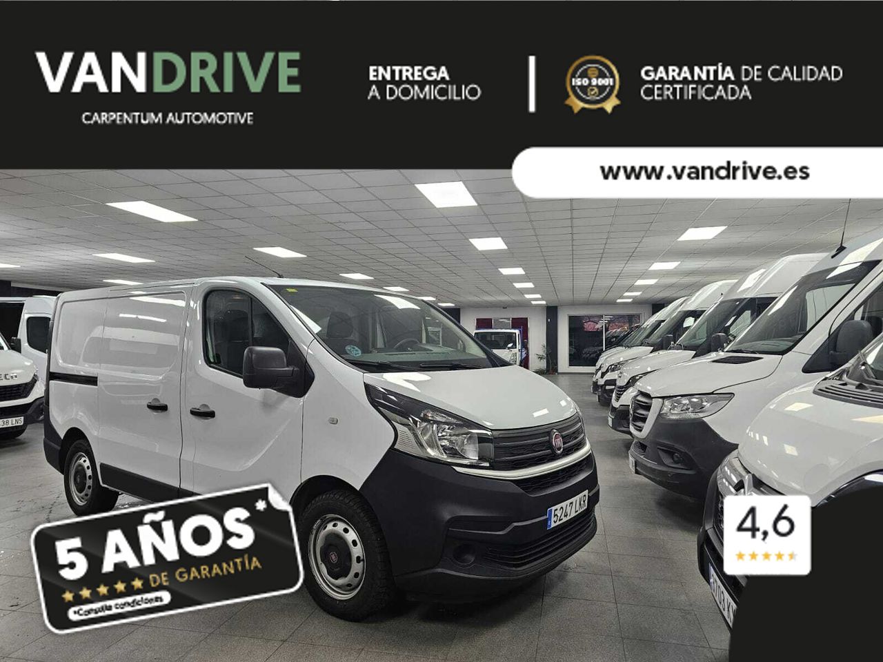 Ford transit 130cv  de segunda mano - fiat talento 2020 /