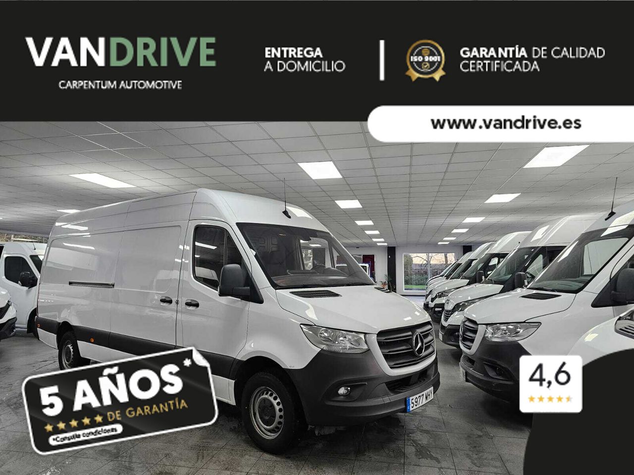 Ford transit 130cv  de segunda mano - mercedes sprinter 2023 /