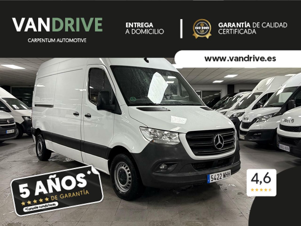 Camiones 3500kg pluma  de segunda mano - mercedes sprinter 2023 /
