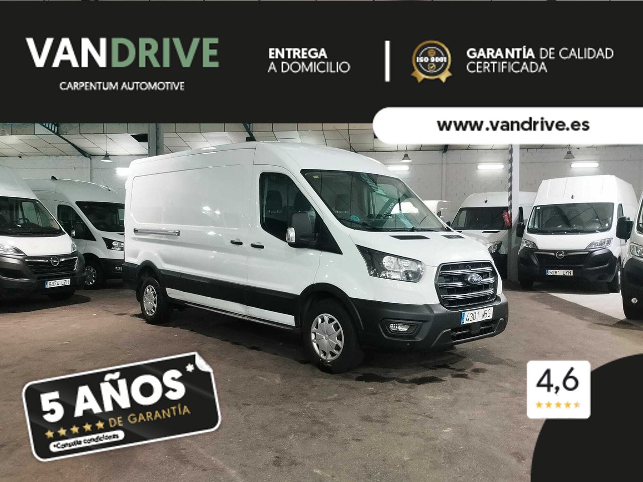 Camion trampilla elevadora  de segunda mano - ford transit 2022 /